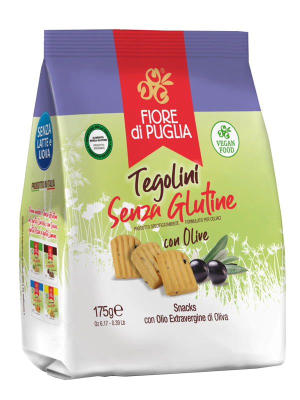 Fiore di puglia tegolini con aceitunas 175 g