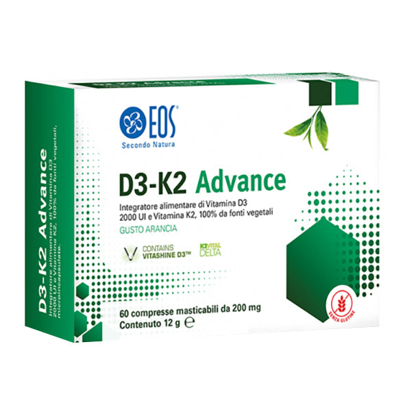 Eos d3 k2 advance 60 compresse masticabili