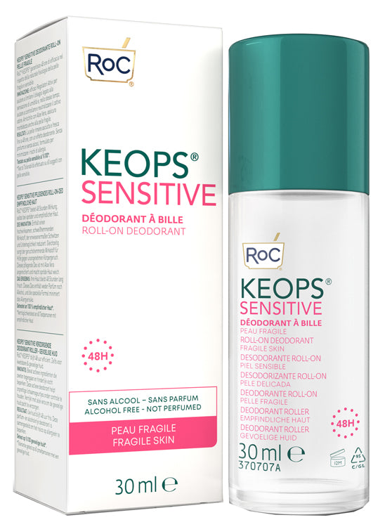 Roc keops deodorante roll-on 48h sensitive 30 ml