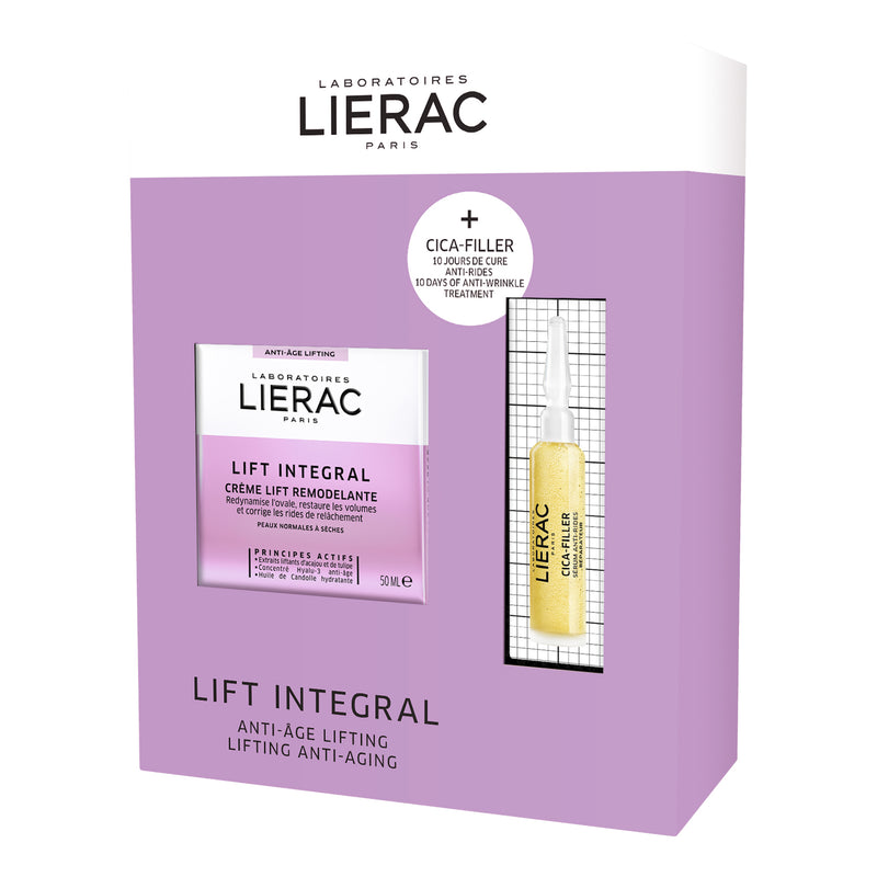 Lierac bundle lift integral crema 50 ml + cica-filler fiala 10 ml