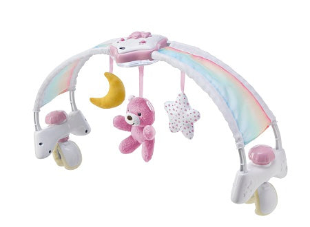 Chicco juego fd cama arcoiris archicco rosa