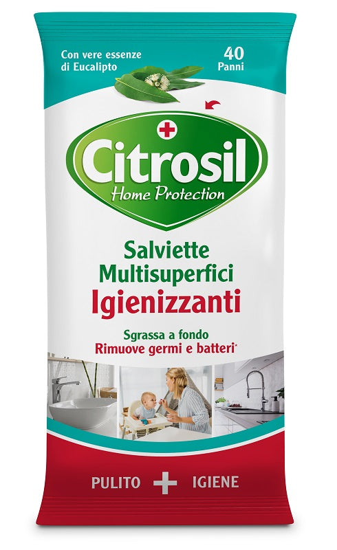 Citrosil salviette igienizzanti eucalipto 40 pezzi