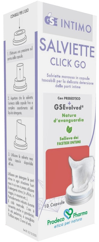 Gse intimo salviette click go 10 pezzi
