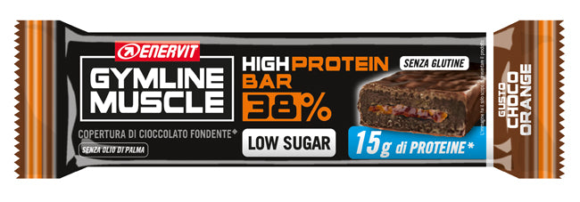 Enervit gymline protein bar 38% barretta cioccolato-arancia 40 g