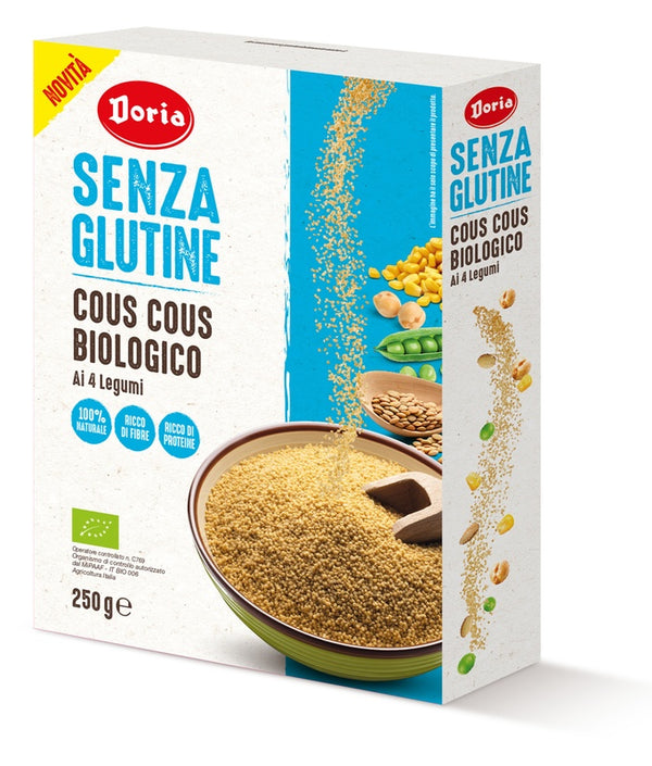 Doria cuscús ecológico 4 legumbres 250 g