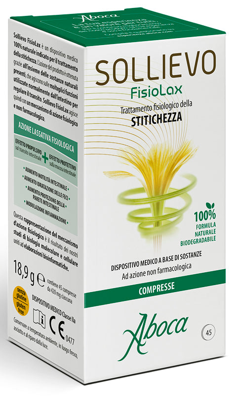 ABOCA - Sollievo Fisiolax contrasta la stitichezza - 45 compresse