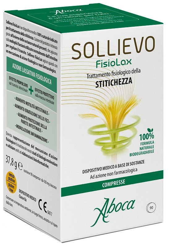 ABOCA - Sollievo Fisiolax contrasta la stitichezza - 90 compresse