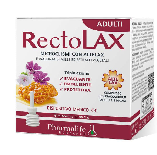 Microenemas Rectolax adultos 6 piezas de 9 g