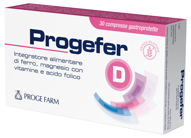 Progefer d 30 comprimidos gastroprotegidos