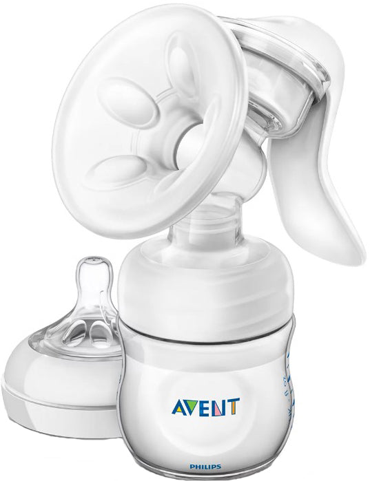 Extractor de leche manual natural Avent con sistema via