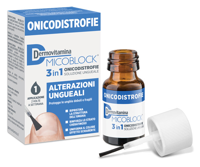 Dermovitamina micoblock 3 en 1 onicodistrofias alteraciones de las uñas 7 ml