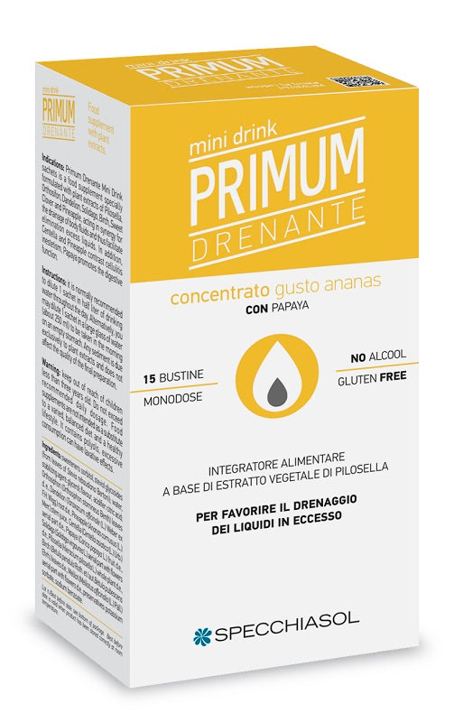 Primum draining pineapple minidrink 15 sticks of 10 ml