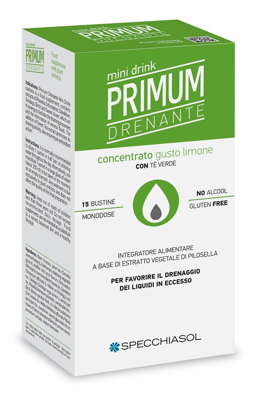 Primum minibebida drenante limón 15 sticks de 10 ml