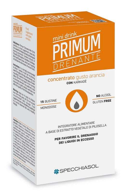 Primum minibebida drenante de naranja 15 sticks de 10 ml