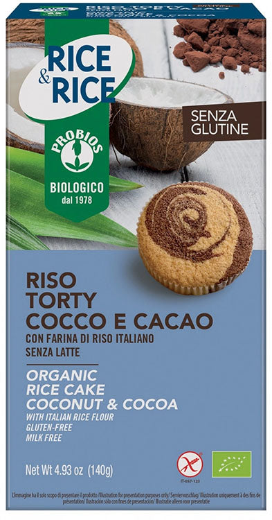 Probios riso torty cocco cacao 140 g