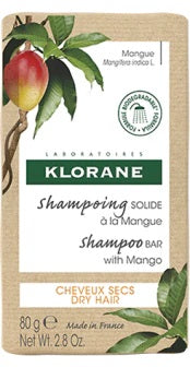 KLORANE - shampoo solido mango 80 g