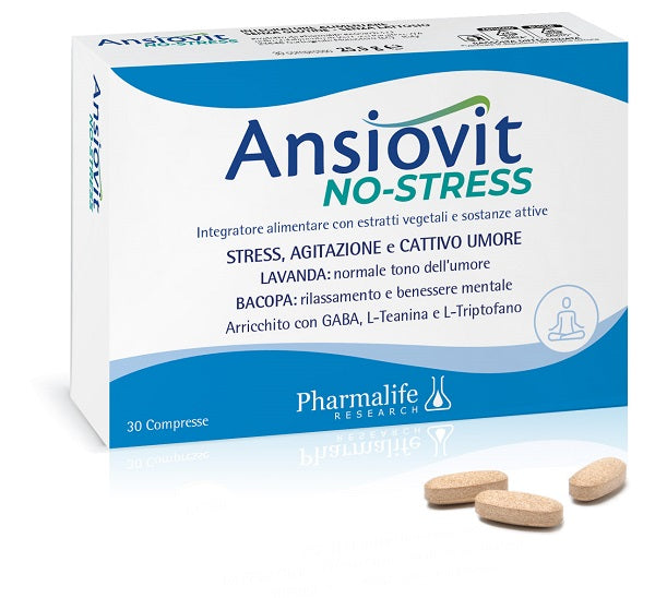 Ansiovit no stress 30 tablets