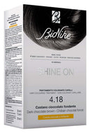BIONIKE - Shine on castano cioccolato fondente 4,18 flacone 75 ml + tubo 50 ml