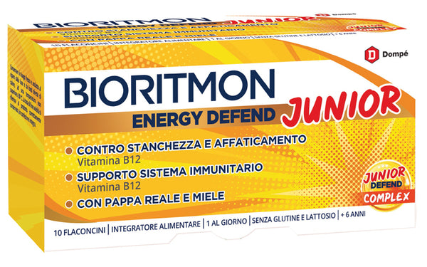 Bioritmon energia defender junior 10 viales 10 ml