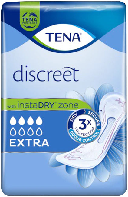 Assorbente incontinenza leggera tena discreet extra 10 pezzi