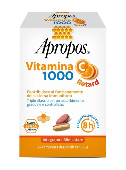 Apropos vitamina c 1000 liberación prolongada 24 comprimidos tragables