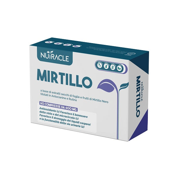 Nutracle mirtillo 60 compresse da 600 mg