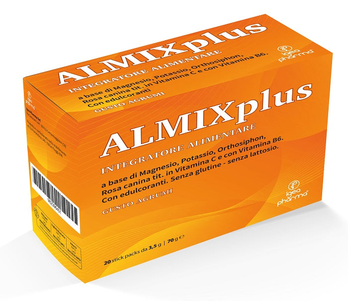 Almix plus 20 stick pack gusto agrumi