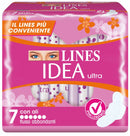 Lines Idea ultra flussi abbondanti assorbenti con ali - 7 pezzi