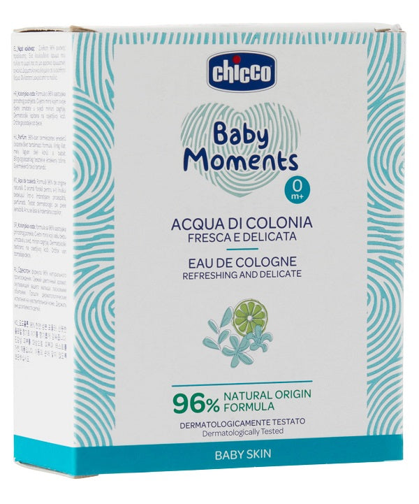 Chicco baby moments fresh and delicate cologne 100 ml