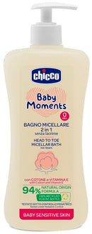 Chicco baby moments bagno corpo capelli micellare 500 ml