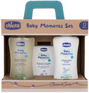 Chicco baby moments set bagno delicato corpo-capelli pelli delicate 200 ml + crema corpo pelli delicate 200 ml + acqua di colonia baby smell pelli delicate 100 ml