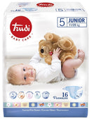 Trudi baby care pannolino bambini junior 11/25 kg 16 pezzi
