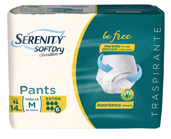 Serenity pants sd sensitive extra m 14 pezzi