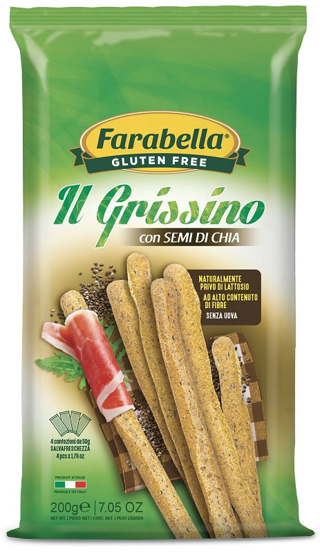 Farabella grissini with chia seeds 200 g