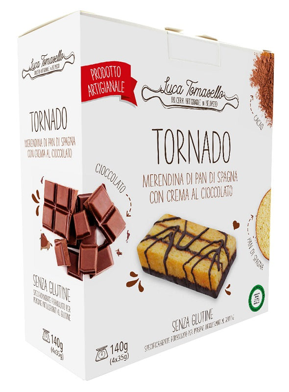 Bocadillo de chocolate tornado 140 g