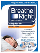 Cerotti nasali breathe right extra forte 30 pezzi