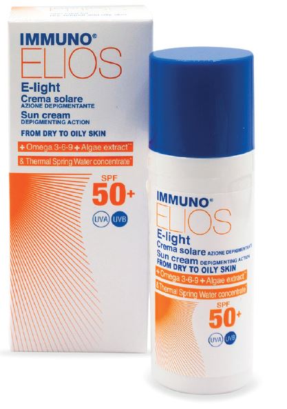 Immuno elios cream e-light spf50+ lightening 40 ml