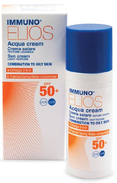 Immuno elios crema agua spf50+ pieles grasas 40 ml