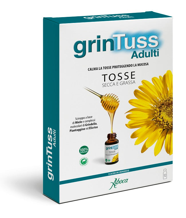 Grintuss adulti sciroppo 12 flaconcini monodose