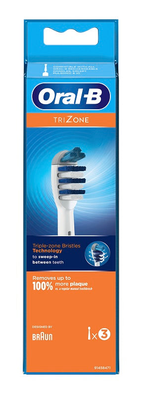 Oralb trizone eb30 testine per spazzolino elettrico 3 pezzi