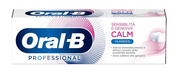 Oralb professional sensitivity and gums calm classic mouthwash 75 ml