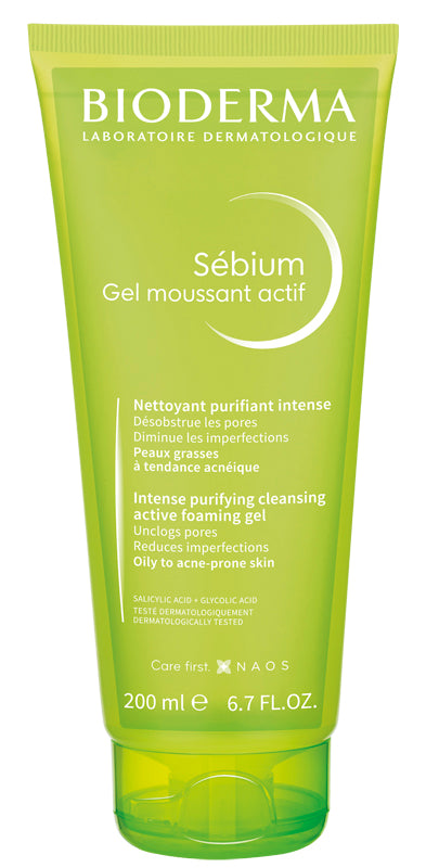 BIODERMA - Sebium gel moussant actif 200 ml