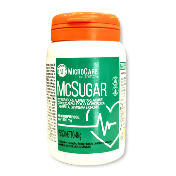 Microcare nutrition mc sugar 40 compresse