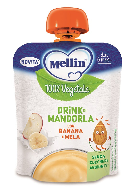 Mellin bolsita almendra manzana plátano 90 g