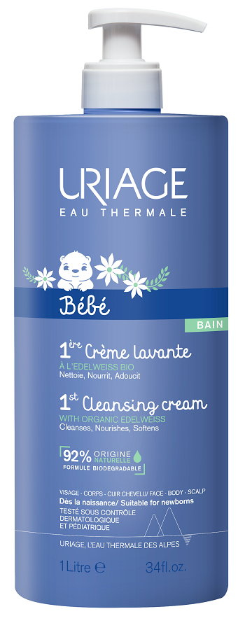 URIAGE - Eau thermale bebe creme lavante 1 litro