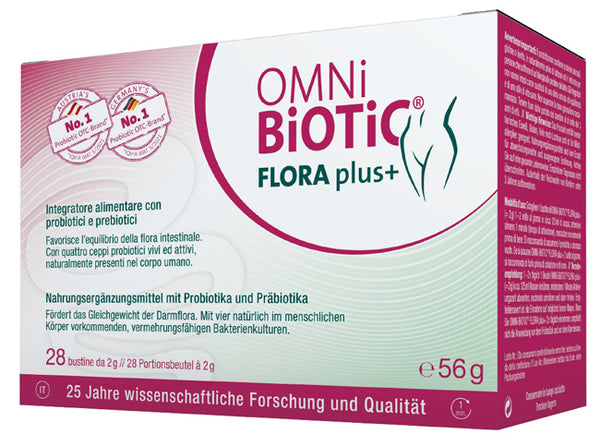 Omni biotic flora plus+ 28 sobres de 2 g