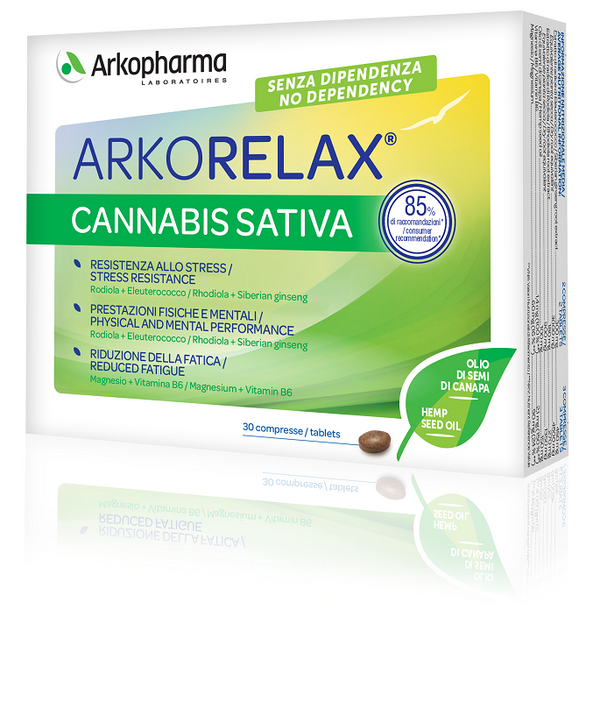 Arkorelax cannabis sativa 30 tablets