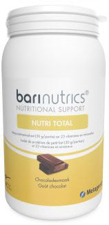 Barinutrics nutritotal chocolate en polvo