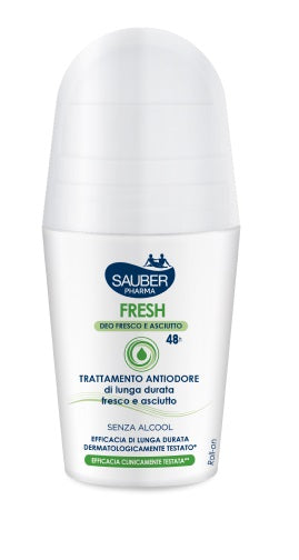 Sauber fresh deodorante roll-on 50 ml