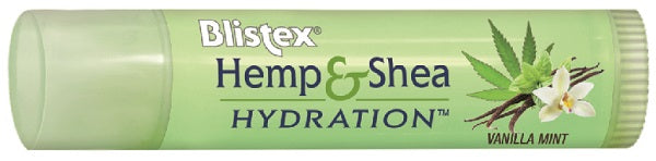 Blistex hemp & shea hydration vanilla mint